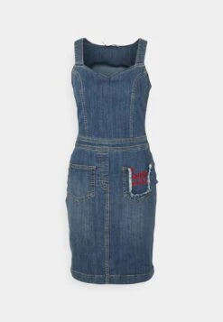 LOVE MOSCHINO Spijkerjurk - Blue Denim -Mode Dames Winkel 554b684d6e7740d3808c90244df180bd