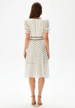 Bright - Jurk - Dotted Black -Mode Dames Winkel 57ef8fe175a14c10a271fcb72cbee3f8