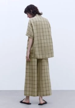 ADOLFO DOMINGUEZ Windowpane- Broek - Green Check -Mode Dames Winkel 582a50fdf93f4e07809b88dc065f8032