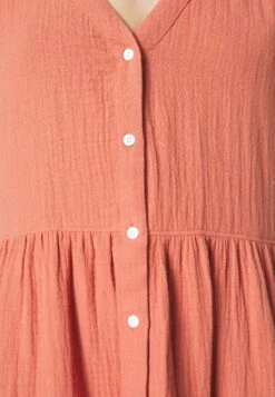 Madewell Nannie Cuff Button Down Tiered Mini Double Gauze - Jurk - Rot -Mode Dames Winkel 58bbdc51b0f74fe490028ae8784865cc