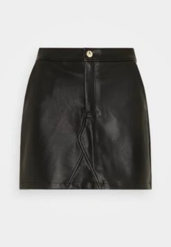 ONLY Onlzippi Lea Skirt - Minirok - Black -Mode Dames Winkel 5961dc534dd9492db95715ab22e51e99