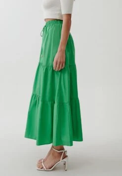 Tussah Meg- Maxirok - Green -Mode Dames Winkel 5a4c87476d5b451cbef9c1efc1a69f64