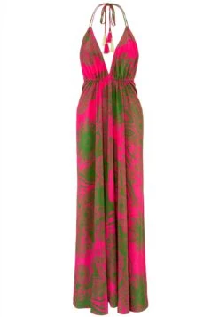 Kleid Café Del Mar Aus Lenzing™ Ecovero™ - Maxi-Jurk - Pink -Mode Dames Winkel 5cb5b3f2b5984d2d8ec10b0b32943208