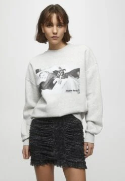 PULL & BEAR Tulle - A-Lijn Rok - Black