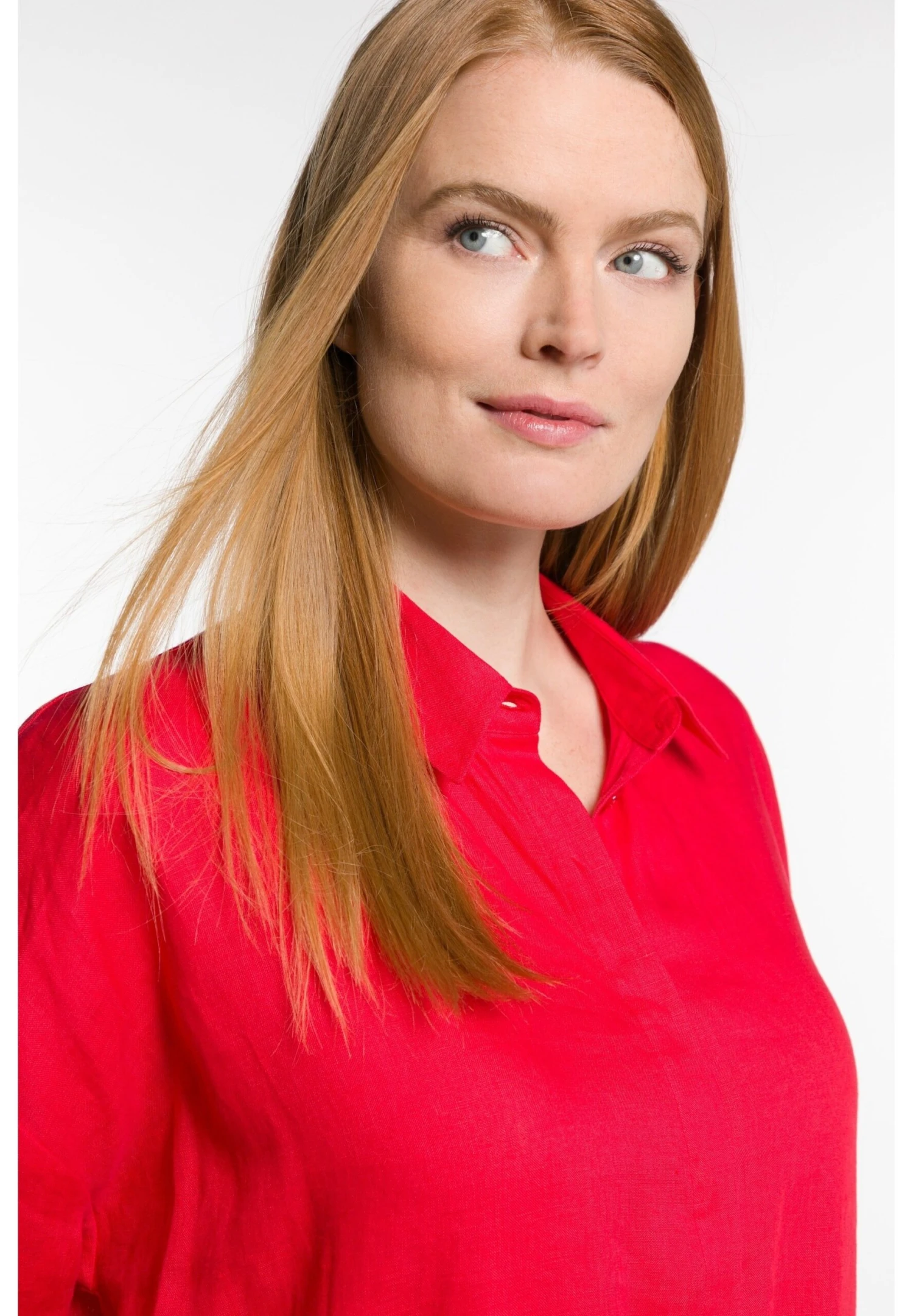 Ulla Popken Blousejurk - Salsa Rot 6 Ulla Popken Blousejurk - Salsa Rot - Afbeelding 4