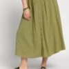 A-Lijn Rok - Light Olive -Mode Dames Winkel 5fd09850eaf94b5d8f90a8c019c559dd