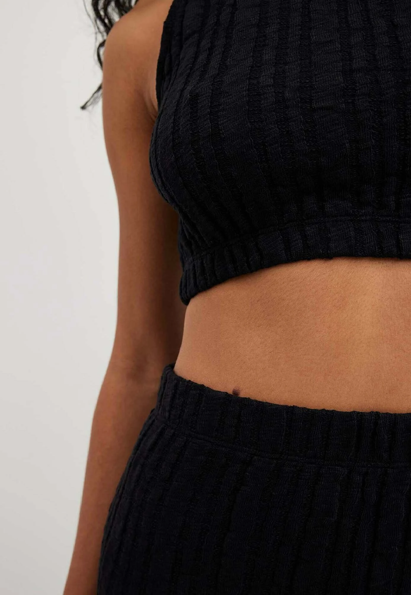 NA-KD StrukturierterMit Schlitzdetail - Maxirok - Black 5 NA-KD StrukturierterMit Schlitzdetail - Maxirok - Black - Afbeelding 3