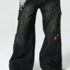 Ed Hardy Koi-Fishing - Relaxed Fit Jeans - Washed Black -Mode Dames Winkel 66051c17f854499aa829e393705e44fe