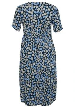 Kctiri Ami- Jurk - MidnightBlue Flower Print -Mode Dames Winkel 671b29015696432e8fddf022fb2d2510