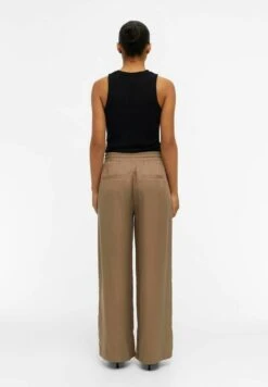 Object Objtilda Talula Long Noos - Broek - Fossil -Mode Dames Winkel 689f3c32316b49d9880013b43b725305