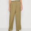 Monki Broek - Khaki Green Medium Dusty -Mode Dames Winkel 6a321cf32e424f3e9af146f3034c4504