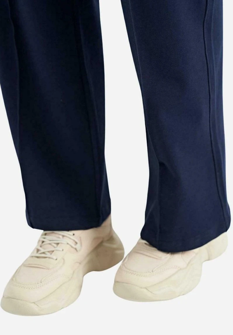 Jogger - Wijde Pijpen - Los Vallend - Trainingsbroek - Blauw 6 Jogger - Wijde Pijpen - Los Vallend - Trainingsbroek - Blauw - Afbeelding 4