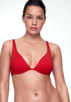 Oysho Continuous Underwire Halter Neck 30718024 - Bikinitop - Red