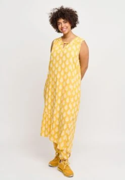 Lyssa - Jurk - Yoke Yellow