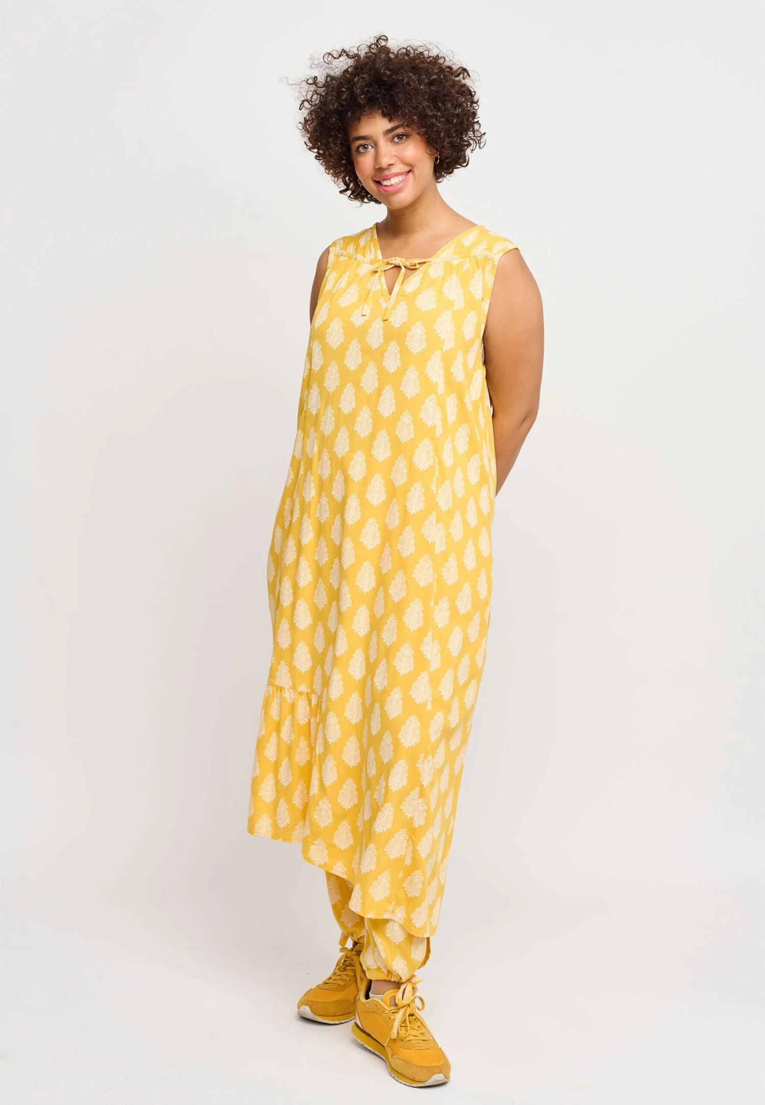 Lyssa - Jurk - Yoke Yellow 3 Lyssa - Jurk - Yoke Yellow