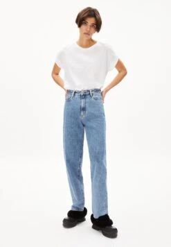 Armedangels Andraa Retro - Straight Leg Jeans - Light Salty Blue -Mode Dames Winkel 6d4ee768b80b44418b569d02881bbb98