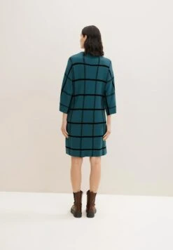 Tom Tailor Gebreide Jurk - Teal Blue Knit Check Design 13 Tom Tailor Gebreide Jurk - Teal Blue Knit Check Design -Mode Dames Winkel 6ea0b67f21b2407e8c5bfff011a08c02