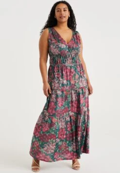 WE FASHION Curve - Maxi-Jurk - Multi Coloured