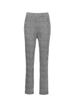 GOLDNER Broek - Medium Grey / White -Mode Dames Winkel 70a1769e39644ab393d11bc1fec8342f