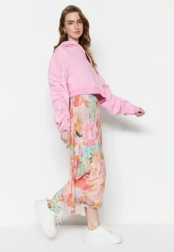 Modest- Plooirok - Pink -Mode Dames Winkel 73ffa8fcfa2e4497bc79701a8c800ff2