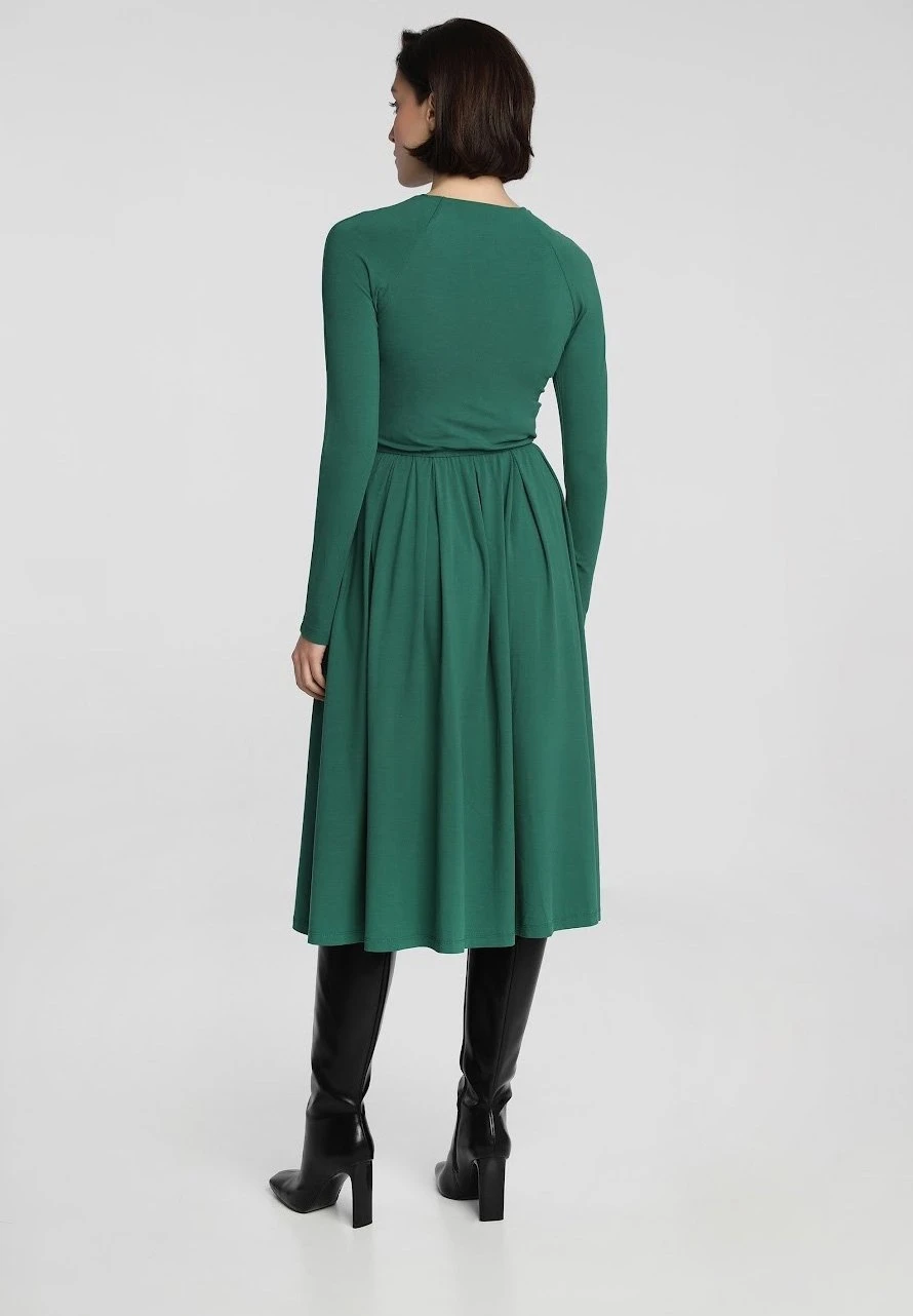 Sofia - Jurk - Szmaragdowy 5 Sofia - Jurk - Szmaragdowy - Afbeelding 3