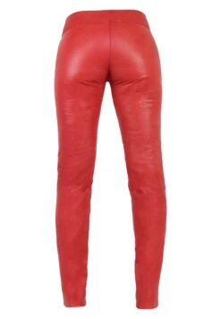Low Cut - Leren Broek - Red -Mode Dames Winkel 7d8b894c17ee4e27b88bb4af28fb1614