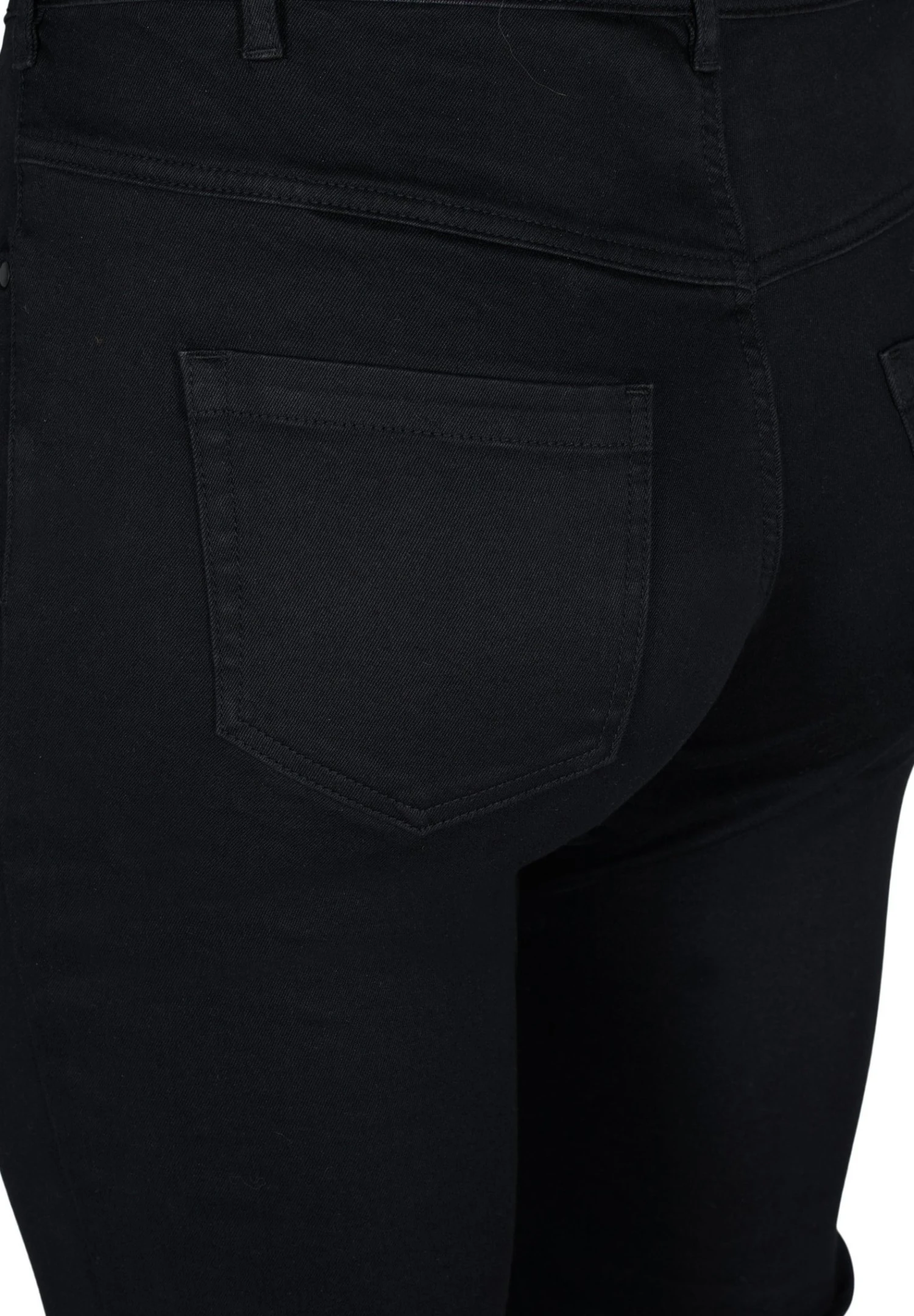 Zizzi With Normal Waist - Slim Fit Jeans - Black 9 Zizzi With Normal Waist - Slim Fit Jeans - Black - Afbeelding 7