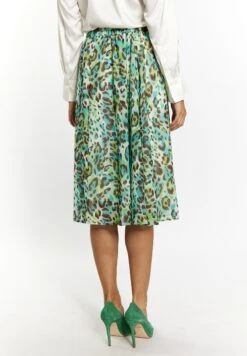 Faina Plooirok - Türkis/Mehrfarbig -Mode Dames Winkel 8140fc9e827a4ba29b43ee5996028378