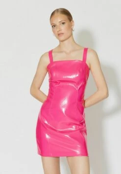 Mini - Etui-Jurk - Shocking Pink
