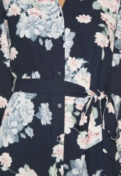 Vero Moda Tall Vmtally Calf Shirt Dress - Jurk - Night Sky -Mode Dames Winkel 82782af7df2e43278c96d989b94f601a