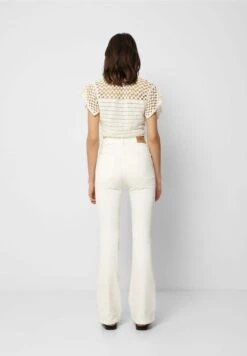 Scalpers With Seam Details - Bootcut Jeans - Ecru -Mode Dames Winkel 868dc404561846909c0306af8165e938