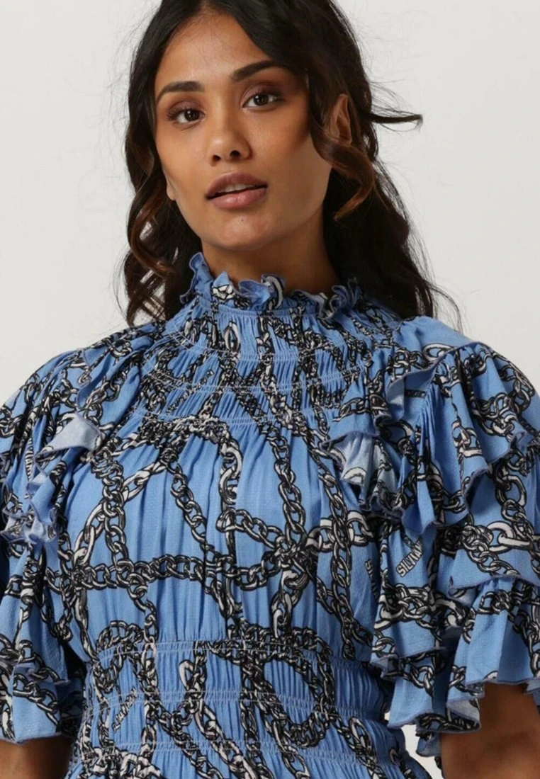 Silvian Heach Jurk - Blauw 5 Silvian Heach Jurk - Blauw - Afbeelding 3