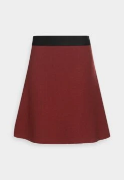 Tom Tailor Ottoman - A-Lijn Rok - Dark Maroon Red