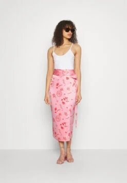 La Mer Jaspre Skirt - Wikkelrok - Pink -Mode Dames Winkel 8b1313fa5eb64822aee10b361ed50cf2