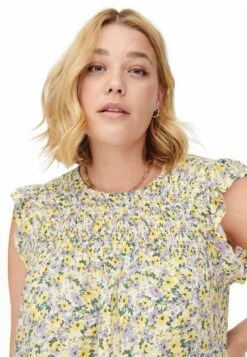 ONLY CARMAKOMA Curvy Rüschenärmel - Jurk - Cloud Dancer -Mode Dames Winkel 8cabdf4a205d4f4eae9bc0a8d3e90b69