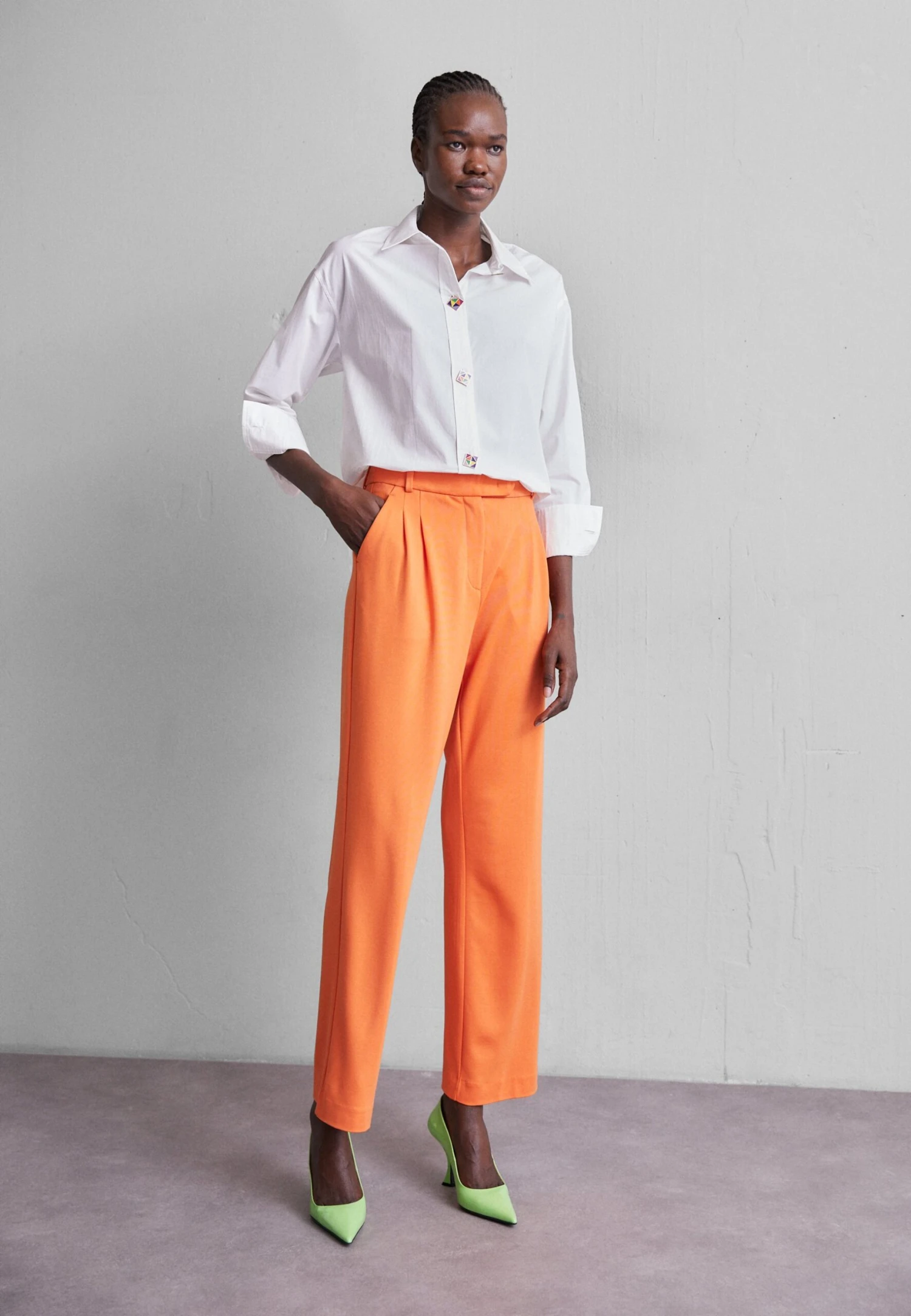 Designers Remix Zoe Pants - Broek - Mandarin 4 Designers Remix Zoe Pants - Broek - Mandarin - Afbeelding 2