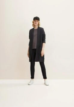 TOM TAILOR Denim Nela- Jeans Skinny Fit - Coated Black Denim -Mode Dames Winkel 8f6b57742efd43da8be75a6d62354719