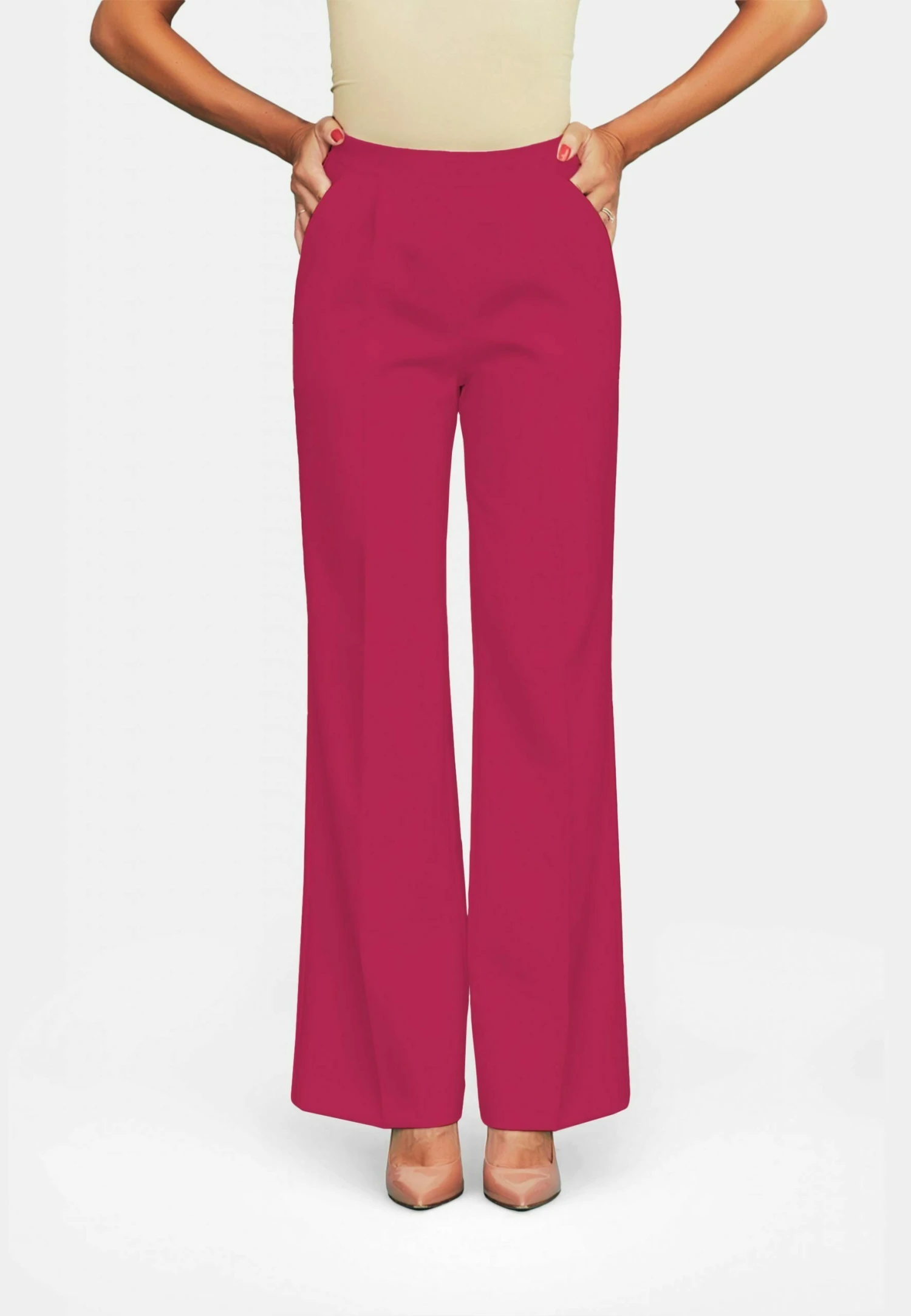 Penelope - Broek - Fuchsia 3 Penelope - Broek - Fuchsia