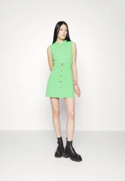 Sandro Gebreide Jurk - Vert -Mode Dames Winkel 932a782fe63942278f6e74b388329e39