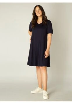 Abernathy - Jurk - Dark Blue -Mode Dames Winkel 947c1958e20a48bcb2fe7da0d718304c