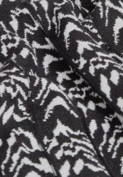 GOLDNER Hochwertiger Jacquard - A-Lijn Rok - Black /White Patterned -Mode Dames Winkel 960a006093b743119da6c1419b813f16