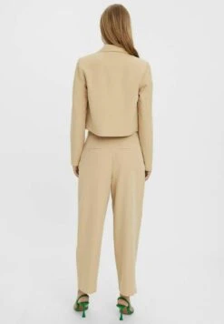 Vero Moda High Waist - Broek - Beige -Mode Dames Winkel 97168f509adc438190d253d0687cc300