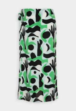 Monki Wikkelrok - Green -Mode Dames Winkel 989e45b57f7e48188276b1c563ba1c97