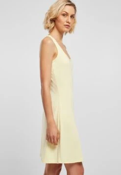 URBAN CLASSICS Racer- Etui-Jurk - Softyellow -Mode Dames Winkel 9979f0aaa66f486ca261a5b98f3ca18c