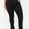 Zizzi With Normal Waist - Slim Fit Jeans - Black -Mode Dames Winkel 99ca8729d30c40d28a4551a85b168842