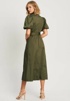 Ariane- Blousejurk - Olive Green -Mode Dames Winkel 9bfa6577b2e14b489df65ae6065d3007