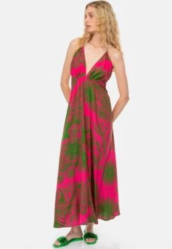 Kleid Café Del Mar Aus Lenzing™ Ecovero™ - Maxi-Jurk - Pink