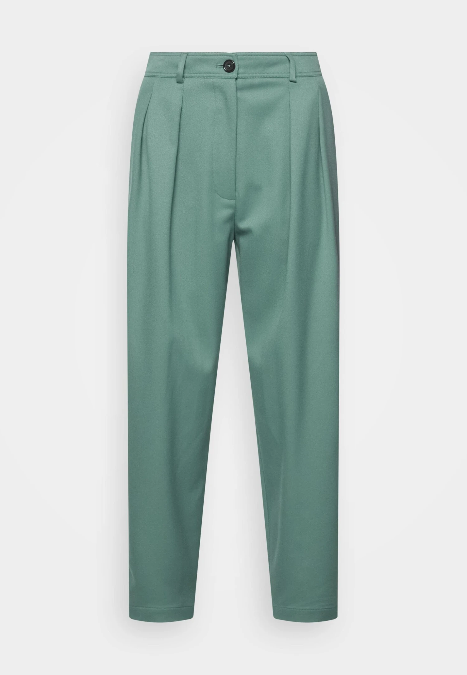 Marc O'Polo Pants Menswear Inspired Pleated High Rise - Broek - Lake Green 3 Marc O'Polo Pants Menswear Inspired Pleated High Rise - Broek - Lake Green