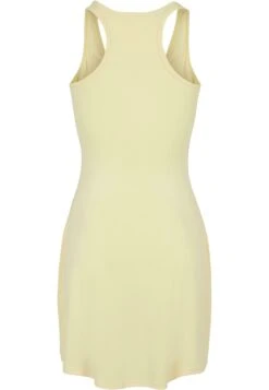 URBAN CLASSICS Racer- Etui-Jurk - Softyellow -Mode Dames Winkel a1e8fe88377e4d0a832c262a463e3966