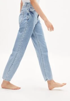 Armedangels Aaikala - Straight Leg Jeans - Light Fresh Blue -Mode Dames Winkel a552f8ec3744492aadb29de9d3f8056e